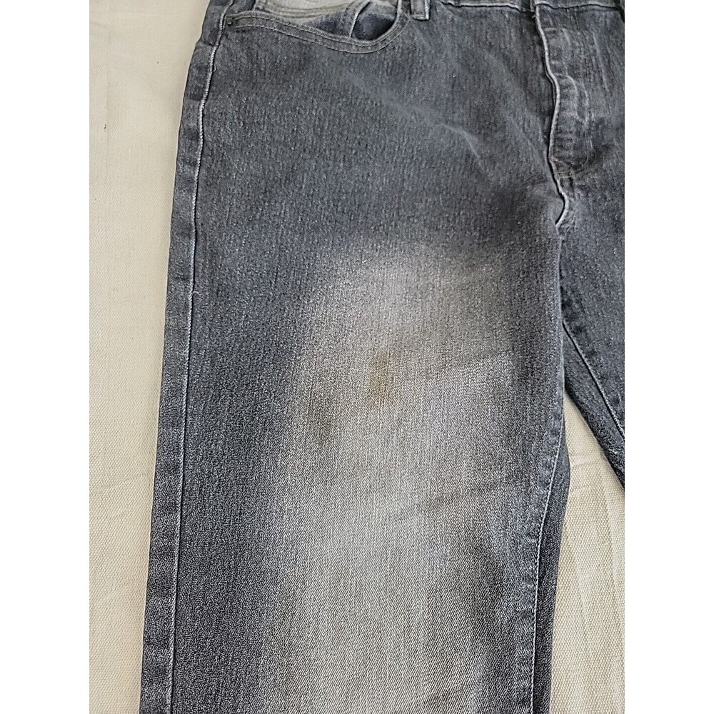 Southpole Skinny Jeans Mens 38x32 Dark Wash Faded Streetwear Denim Pants - Picture 4 of 12